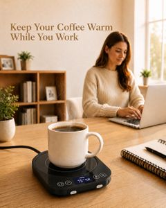 Electric Coffee Mug Warmer – Desktop Beverage Heater Plate