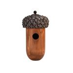 Fallen Fruits NK83 Bird House Acorn Wren, Brown, 25.3 cm*13.9 cm*13.9 cm