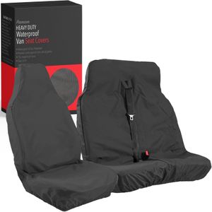 XtremeAuto Universal Van Seat Covers – Black, Full Set