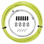 ROLMZJX Bike Brake Cable & Housing Set,Universal Standard Bicycle Brake Cable, for Road Bike/Mountain Bike/MTB (Green)