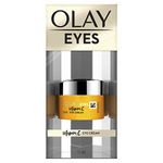 olay eye cream | Reduces Dark Circle, Wrinkles and Puffiness | With Peptides and Niacinamide | Normal, Oily, Dry & Combination Skin l Paraben & Sulphate free | 15ml (Vitamin c)