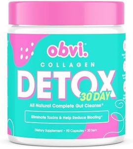 Obvi Detox - Dietary Supplement for Digestive Health - Bloating Relief for Women and Men - Weight Loss Support - Gut and Colon Cleanse - 90 Capsules