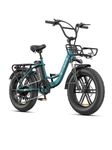ENGWE L20 BOOST Electric Bike, 20‘’ ×4.0‘’ Fat Tire E-Bike for Adults 7 Speeds, 250W Motor 48V 13AhRemovable Battery Range up 120 km (Green)