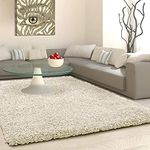 Asian Carpet Indian Microfiber Premium Modern Design Carpet Rug for Home & Office Floor Runner Drawing Room Hall Rugs 10 x 14 Feet Size, Light Beige Mink