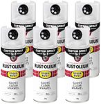 Rust-Oleum Stops Rust Custom Spray 5-in-1 Spray Paint, Gloss Clear, 340 g (Pack of 6)