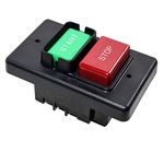 HQRP On/Off Switch for Jet 994542 fits Table Saw, Router Table, Drill Press, Bench Saw 110/220 Volt