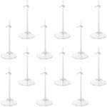 Toddmomy Doll Stands Show 15Pcs Doll Stands Doll Display Holder Transparent Doll Support Stand for Dolls Plastic Doll Stands