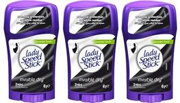 Lady Speed Stick Deodorant 1.4oz Powder Fresh Invisible Dry (3 Pack)