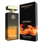 Bergamot Beaute Inferno Eau De Parfum | Best Perfume for Men with Musk and Citrusy Long Lasting Premium Fragrance for Man, EDP 100ml