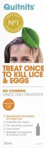 Quitnits Once Only Head Lice Treatment 200 ml