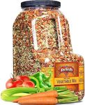 Deluxe Dried Vegetable Soup Mix by Its Delish, 4 LB Restaurant Gallon Size Jug With handle | Premium Blend of Dehydrated Vegetables | Cooking, Camping, Emergency Food Supply - No MSG, Vegan, Kosher