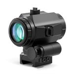 Feyachi 3X Red Dot Magnifier with Flip-to-Side Mount - Adjustable Focus