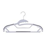 SOROS Clothes Hangers with Non-Slip Pads, Space Saving, 6 mm Thickness, Super Lightweight Organizer, Clothes Hanger for Wardrobe, Clothing Hanging (Pack of 5, DH19PLGRB)