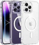 FNTCASE for iPhone 14 Pro Case: Cle