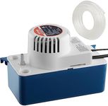 VEVOR Condensate Removal Pump, 1/30 HP, 100 GPH, 24 ft Lift, 115V Automatic AC Condensation Pump with Safety Switch & 20' Tubing for Air Conditioner, Dehumidifier, HVAC, Furnace, Ice Maker Water Drain