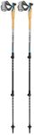LEKI Cross Trail 3 TA Aluminum Adjustable Lightweight Walking Poles for Trekking & Hiking - Black-Blue-Anthracite - 110-135 cm