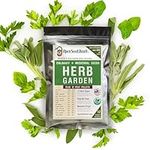 100% Non-GMO Heirloom Culinary and Medicinal Herb Kit - 12 Popular Easy-to-Grow Herb Seeds by Open Seed Vault - Includes 12 Seed Starting peat pellets!
