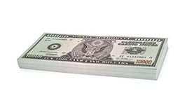 Cashbricks 100 x $10000 DOLLAR play money banknotes