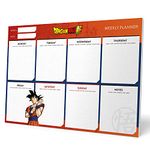 Grupo Erik Dragon Ball Weekly Planner A4 | Goku Calendar | Family Calendar | 54 Tear Off Pages | Desk Calendar | Organiser Planner | Dragon Ball Gifts | Dragon Ball Manga