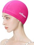 Firesara Fishtail Fabric Swim Cap for Men Women, Breathable High Elasticity Swimming Cap Quick Dry Hair Protection Soft for Long Hair Short Hair, Kids Boys and Girls