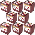 8 Pack of Trojan T105-AES 6V Superi