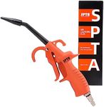 Air Pressure Blow Gun, SPTA 100mm High Power Air Detail Nozzle Blow Gun, Air Blow Gun with Anti-slip Rubber Coated Metal Handle, Adapt to Car Clean Care, Computer dust removal and household cleaning