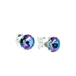 pewterhooter London Collection Women's Sparkling Sterling Silver Crystal Earrings with Gift Box. (Starlight)