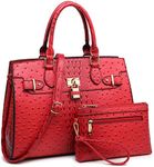 Dasein Women Handbags and Purses Ladies Shoulder Bag Top Handle Satchel Tote Work Bag with Wallet