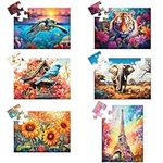 6 Pack 16 Large Piece Puzzles for S