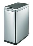 EKO Recycle Phantom Sensor Bin 2x20L, Metal, Matt S/S, 27 x 46 x 65.5 cm