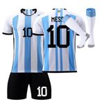 Youth Kids Soccer Jersey Boys Jersey Kit Football Suit Soccer Jersey Shorts Set Fans Gift Tshirt