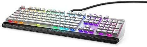 Alienware 510K Low-Profile RGB Mechanical Gaming Keyboard (US English) AW510K - Lunar Light, AW510K