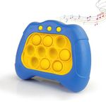 NHR Pop It Intelligence Game Toy with Light & Sound for Kids, Pop It Bubble Push Game, Pop It Game Toy, Pop It Toy, Pop It Musical Toy,Fast Push Popit Multi Level Pop It Toy (RS_POPIT_Blue)