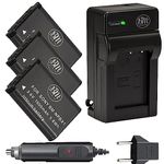 NP-BX1 Battery Kit for Sony CyberShot DSCRX1 DSCRX1R DSC-RX100 DSC-RX100M II DSC-HX300 DSC-HX50V DSC-WX300 HDR-AS10 HDR-AS15 HDR-AS30V HDR-AS100V HDR-AS100VR HDR-CX240 HDR-PJ275 HDR-MV1 Digital Camera Includes Qty 3 NP-BX1 Batteries + Battery Charger