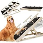 SUPLAERKA Dog Ramp 2-in-1 with 4 Re