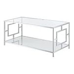 Town Square Chrome Coffee Table wit