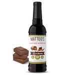 Matteo's Sugar Free Coffee Flavorin Syrup, Mocha, Delicious Coffee Syrup, 0 Calories, 0 Sugar coffee syrups, Mocha, 750 ml, 1-Pack