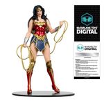 DC Direct Wonder Woman by Jim Lee 1:6 Scale Posed Figure with McFarlane Toys Digital Collectible