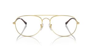 Ray-Ban Unisex's Rx5499 Lady Burbank Prescription Eyewear Frames, Gold/Demo Lens, 55 mm