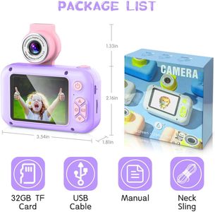 ARNSSIEN Kids Camera with 32GB Memory Card – Digital Children’s Camera