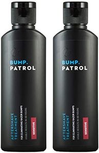 Bump Patrol Sensitive Strength Aftershave Formula - Gentle After Shave Solution Eliminates Razor Bumps and Ingrown Hairs - 2 Ounces 2 Pack