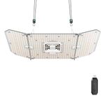 VIVOSUN LED Grow Lamp 200 W Full Spectrum Plant Lamp with Integrated Circulation Fan Grow Light Compatible with App, AeroLight Wing AW200SE with GrowHub Controller E25 for 120 x 120 cm Grow Tent
