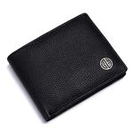 HAMMONDS FLYCATCHER Genuine Leather Wallets for Men | Black Men's Wallet | FID Protected Leather Wallet for Men | Mens Wallet with 4 Card Slots | Purse for Men/Money Bag for Men - Gift for Him