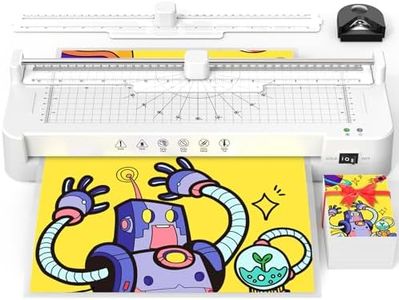 Laminator 13 Inch Wide with Laminating Sheets 50pcs, Laminator Machine Hot and Cold 11x17, Thermal Laminator for A3 A4 A5 A6 with Paper Trimmer, Corner Rounder for Home Office School Use