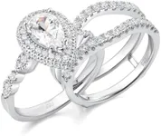 Newshe Wedding Bridal Band Ring Enh