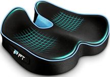 POOTACK Seat Cushions, Comfort Memory Foam Office Chair Cushion, Supportive Desk Chair Cushions Seat Pad for Office Chair/Car Seat/Gaming Chairs/Wheelchair, Large & Non-Slip