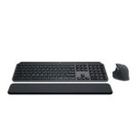 Logitech MX Keys S Combo - Performance Wireless Keyboard and Mouse with Palm Rest, Customizable Illumination, Fast Scrolling, Bluetooth, USB C, for Windows, Linux, Chrome, Mac - Graphite