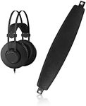 XBERSTAR Replacement Headband Cushion Pad Cover Protector Compatible with AKG K52 K72 K92 K77 K511 K512 K514 Headphones (Headband Cover)