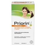 Priorin Hair Growth Vitamins With Biotin - Vitamins To Stimulate Hair Growth For Men And Women, Decrease Of Hair Loss After Washing, Contains Biotin For Hair Growth, 60 Count, 1 Month Supply