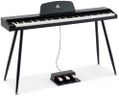 MUSTAR 88 Tasten Digital Piano für Anfänger, Keyboard Piano Volle Größe mit 3 Pedaleinheiten, Portable E-Piano, Home Digital Piano mit MIDI-USB und Ständer, Schwarz